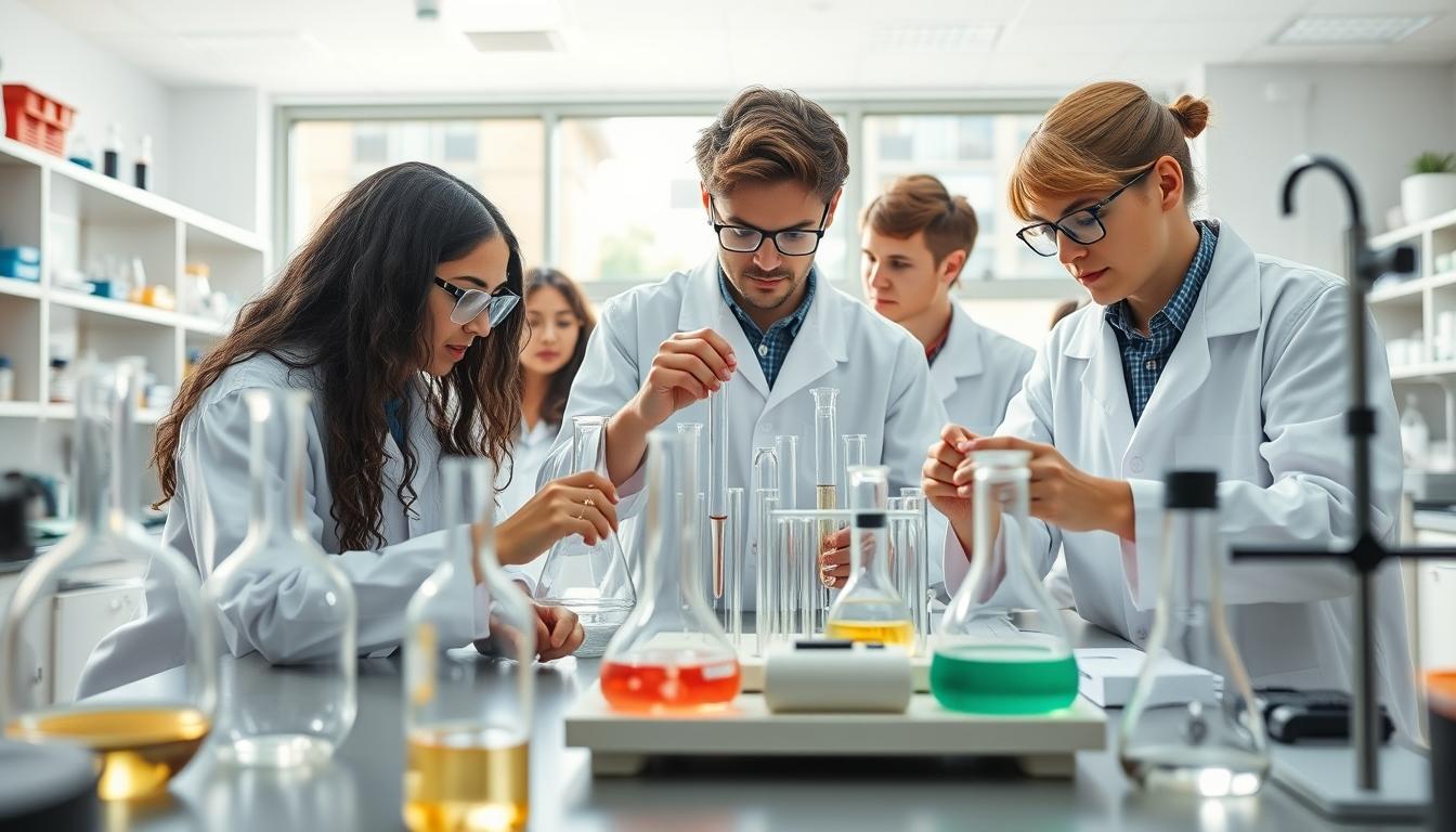 Modern university campus for students